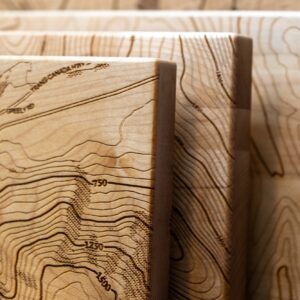 Custom Map Cutting Board